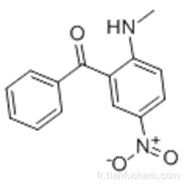Méthanone, [2- (méthylamino) -5-nitrophényl] phényl- CAS 4958-56-9